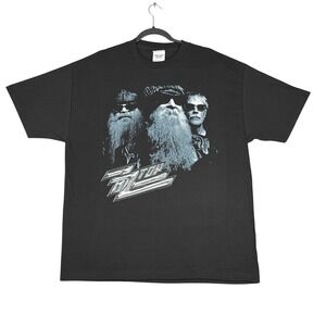 Vtg 2003 Tour ZZ Top Alstyle Beer Drinkers and Hell Raisers T-Shirt XL Black